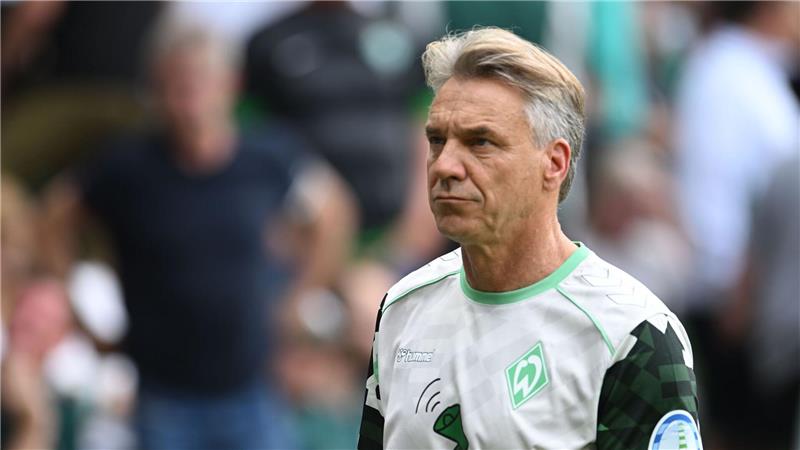 Dank Elfer-Killer Atubolu: Freiburg siegt in Bremen Werder-Coach Horst Steffen konnte mit der Leistung seines Teams nicht zufrieden sein.