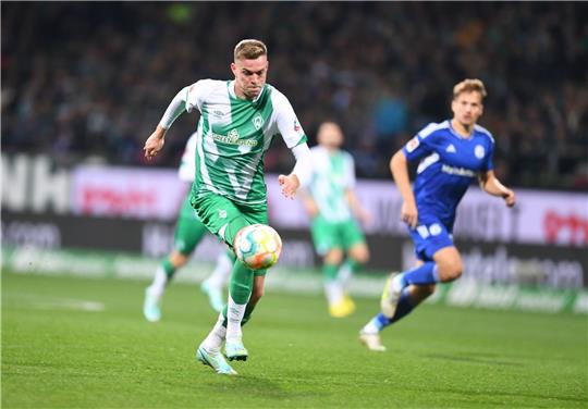 Werders Marvin Ducksch erzielt das Tor zum 2:0.