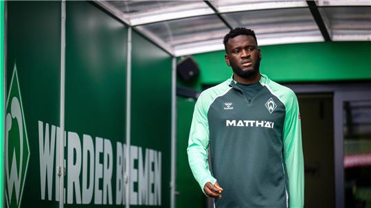 Werders neuer Stürmer Victor Boniface.