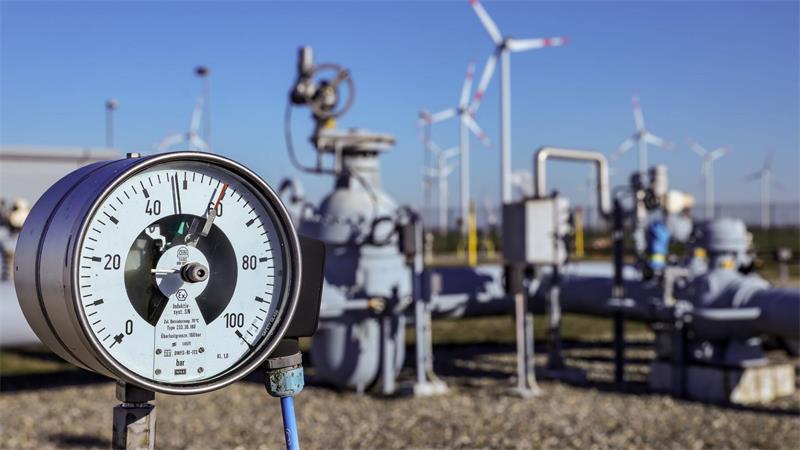 Wie voll werden Deutschlands Gasspeicher? Hier der Blick auf eine Speicheranlage im Jahr 2022.