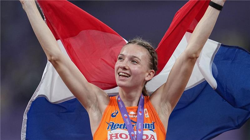 Wieder Weltmeisterin: Femke Bol aus den Niederlanden.