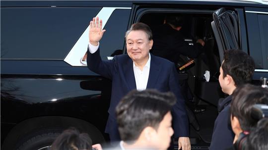 Wieder auf freiem Fuß: Südkoreas suspendierter Präsident.   