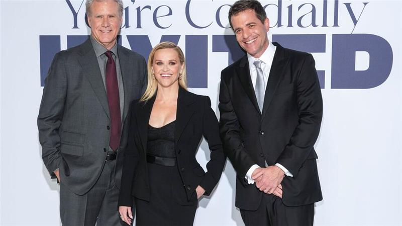Will Ferrell, Reese Witherspoon und Nicholas Stoller, Regisseur von „Ihr seid herzlich eingeladen“