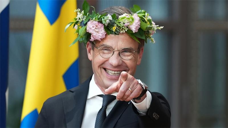 Schweden vor der Wahl: Machtwechsel oder neuer Tabubruch? Will Regierungschef bleiben: der Konservative Ulf Kristersson. (Archivbild)