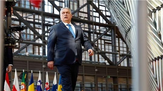 Will im Streit um das Milliarden-Darlehen für die Ukraine hart bleiben: Ungarns Ministerpräsident Viktor Orban.