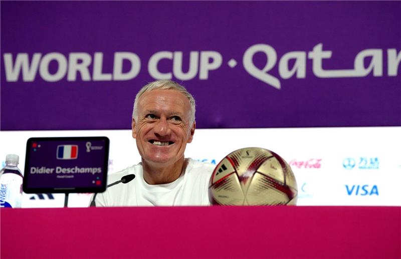 Deschamps über Marokko-Defensiv: Hoffentlich „Lösung finden” Will mit Frankreich den WM-Titel verteidigen: Didier Deschamps.