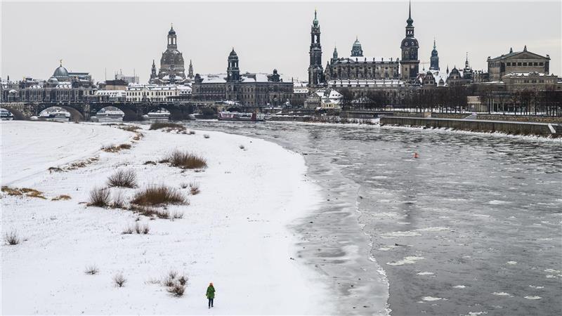 Winter in Dresden: Die Heizkosten in Sachsen dürften besonders steigen 
