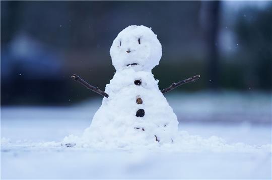 Winterwetter in Großbritannien.