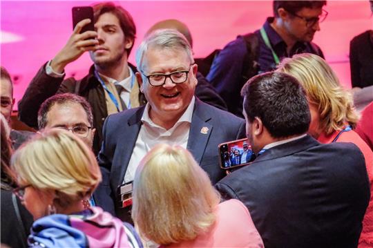 «Wir als Europäer müssen unsere Sachen in die Hand nehmen»: Nicolas Schmit (M.).