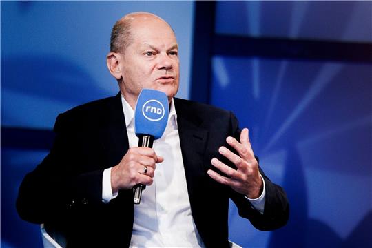 «Wir haben gerade ein massives Entlastungspaket für die Wirtschaft durch den Bundestag und den Bundesrat gebracht»: Bundeskanzler Olaf Scholz.
