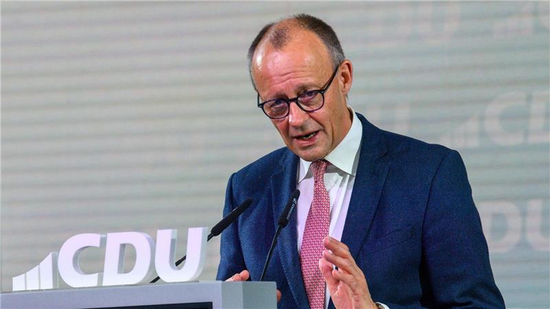„Wir müssen ein starker Industriestandort bleiben“, sagt Kanzler Friedrich Merz (CDU).