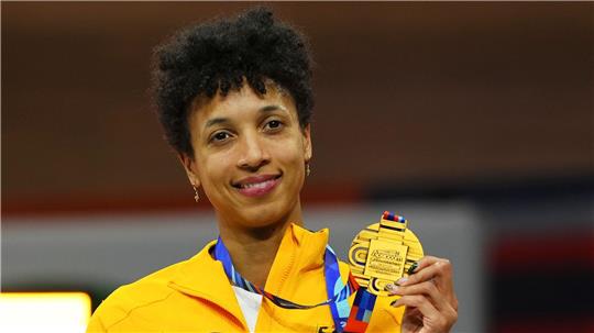 Wird in Nanjing nicht um Medaillen springen: Olympiasiegerin Malaika Mihambo.