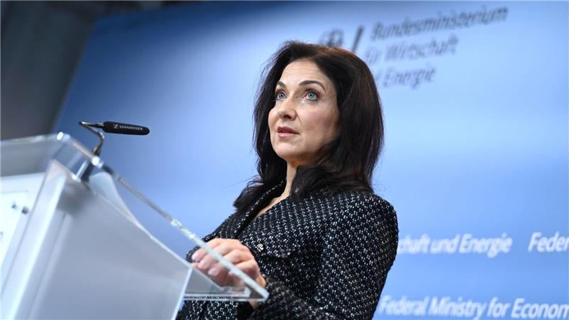 Wirtschaftsministerin Reiche in Berlin. 