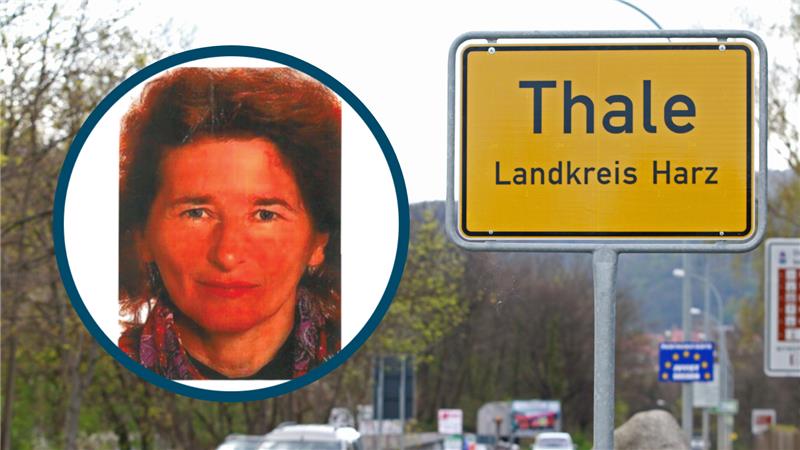 Wo ist die Thalenserin Jutta Schulz? Montage: Polizei, dpa/Matthias Bein