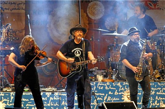 Wolfgang Niedecken legt im August 2023 mit seiner Band BAP einen knapp dreistündigen Auftritt am Rammelsberg hin. Archivfoto: Epping