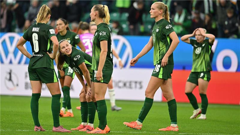 Wolfsburger Enttäuschung nach dem verlorenen Topspiel gegen Bayern München.