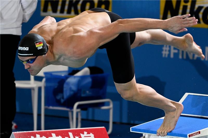 Schwimmer Kusch bei Kurzbahn-WM Siebter Wurde Siebter in Melbourne: Marius Kusch.