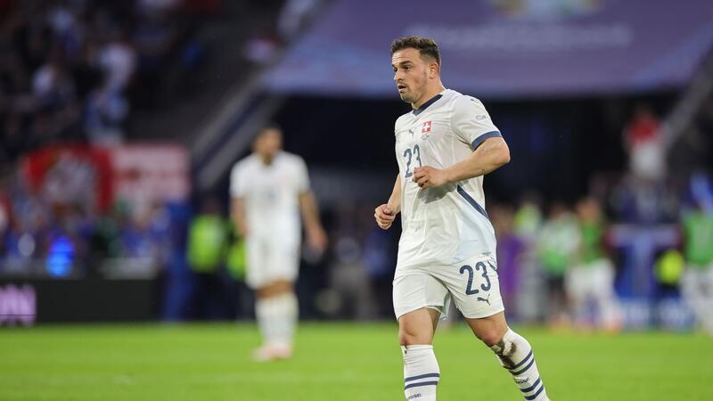 Schweiz heiß auf DFB-Elf: „Wollen die Deutschen ärgern“ Xherdan Shaqiri traf aus knapp 20 Metern zum Ausgleich.
