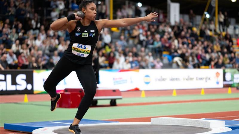 Mihambo und Ogunleye machen Hoffnung auf goldene Hallen-EM Yemisi Ogunleye stieß bei der Hallen-DM in Dortmund persönliche Bestleistung.