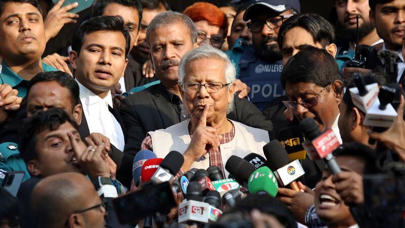 Nobelpreisträger soll Bangladesch übergangsweise regieren Yunus gilt als Vater der Mikrokredite. (Archivbild)