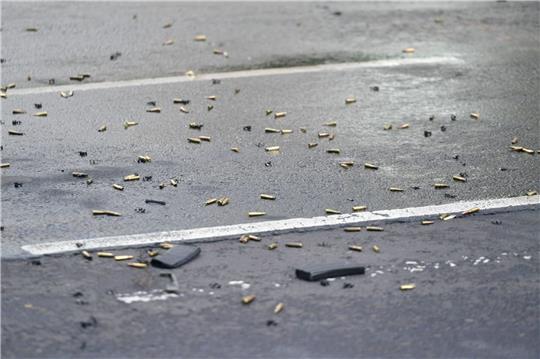 Zahlreiche Patronenhülsen liegen auf einer Straße: Mexiko leidet seit Jahren unter einer Welle der Gewalt (Symbolbild).