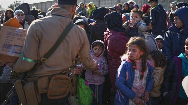 Zehntausende Menschen waren vor den Kämpfen geflohen.  