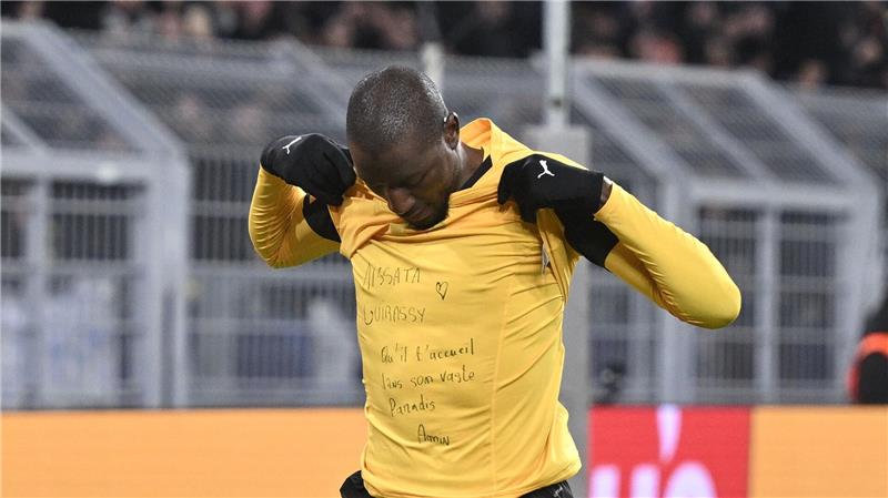 Zeigte nach seinem Tor eine emotionale Botschaft: Serhou Guirassy.