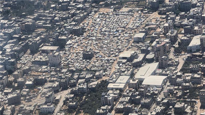 Israels Armee will rund 50.000 Reservisten einberufen Zeltlager in der Stadt Gaza. (Archivbild)