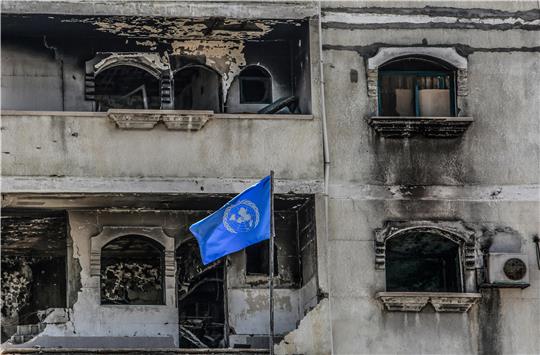 Zerstörte Gebäude sind nach dem Rückzug der israelischen Armee aus dem Lager Maghazi im Zentrum des Gazastreifens zu sehen. In Goslar haben am Samstagnachmittag haben rund 120 Menschen für „Frieden in Gaza“ demonstriert.