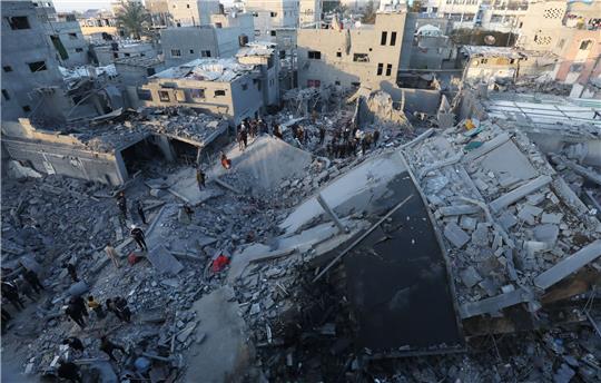 Zerstörungen im Gazastreifen.