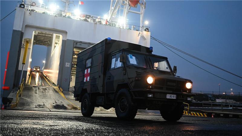 Nato beginnt Großmanöver in Deutschland und verlegt Truppen Ziel der Truppenbewegungen ist der Truppenübungsplatz Bergen in Niedersachsen.