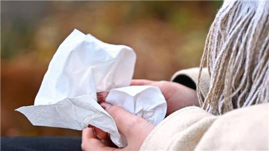 Zu Atemwegserkrankungen zählen kleinere Infekte wie ein Schnupfen aber auch die Grippe. (Symbolbild)