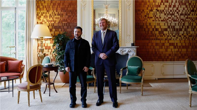 Zu Gast beim König: Selenskyj.