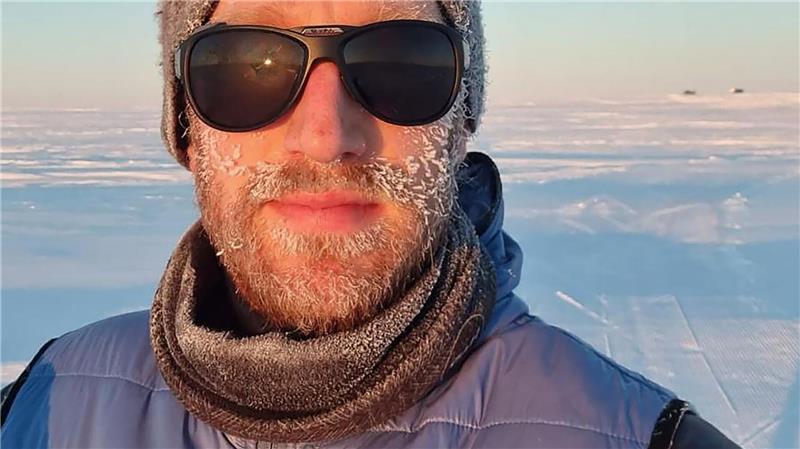 Zu Weihnachten ist Thorben Koeppen nicht mehr in der Antarktis. (Handout)