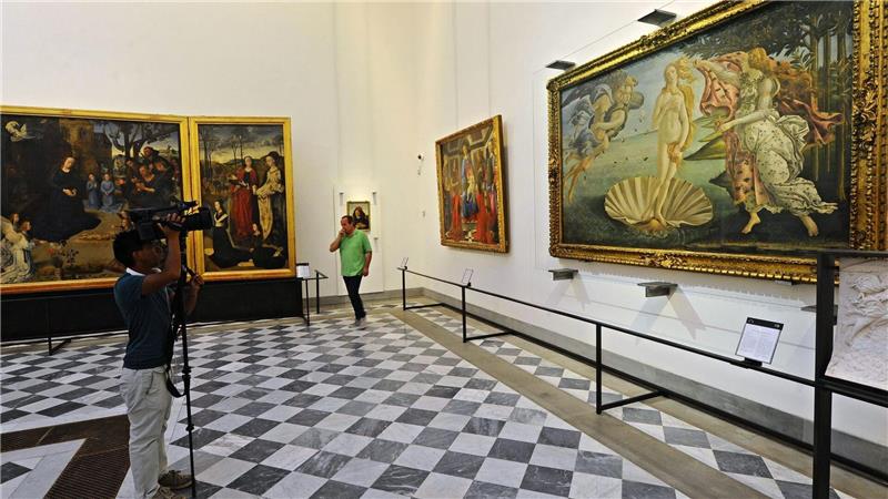 Alarm in Uffizien-Galerie nach Hackerangriff Zu den bekanntesten Werken gehört „Die Geburt der Venus“ von Sandro Botticelli. (Archivbild)
