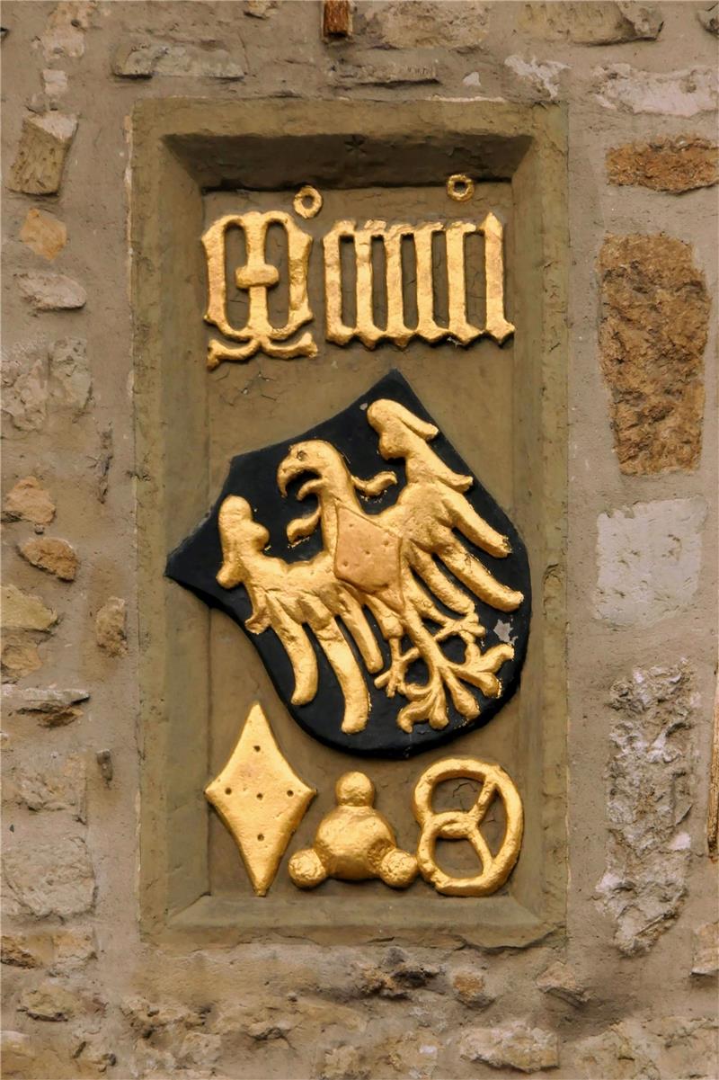 Zu finden ist eine Abbildung des Gebäcks auch im Wappen der Bäckergilden. Foto: Privat