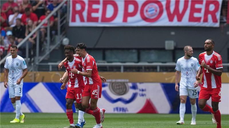 Zu viel Bayern-Power für Auckland.