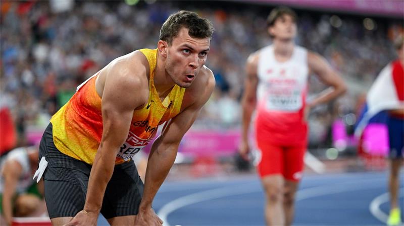 Neugebauer vorn, auch Kaul mit Medaillenchancen bei EM Zufrieden mit Platz fünf über 400 Meter: Jean Paul Bredau.