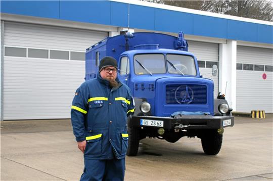 Zugführer Christian Giesler blickt auf 30 Jahre beim Technischen Hilfswerk in Clausthal-Zellerfeld zurück. Er war deutschlandweit im Einsatz und beobachtet, dass die Einsätze mehr und vielfältiger werden. Foto: Skuza