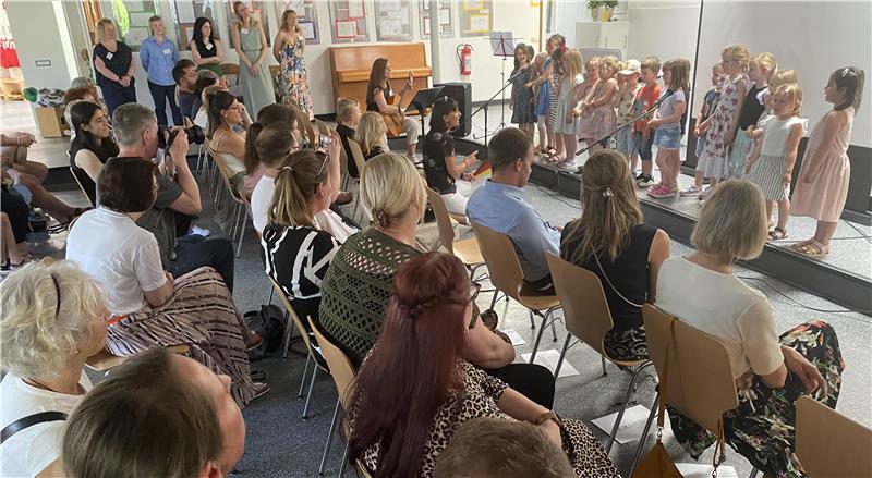 Zum Festakt des Kita-Jubiläums in Schlewecke singt auch der Kinderchor der Einrichtung.