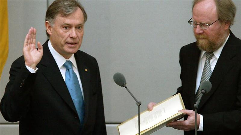 Horst Köhler - ein beliebter und unbequemer Präsident Zum ersten Mal wurde Köhler 2004 zum Bundespräsidenten gewählt. (Archivbild)