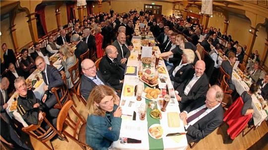 Zum traditionellen Harzer Tzscherper ist der Glückauf-Saal immer gut gefüllt.