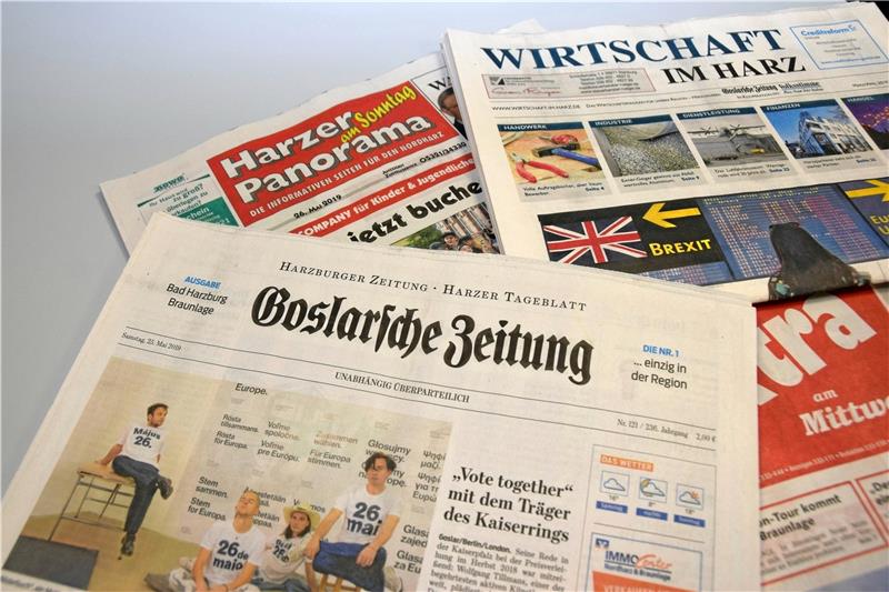 Zur Verlagsgruppe der Goslarschen Zeitung gehört seit Mitte April auch das „Harzer Panorama am Sonntag“.  Foto: GZ