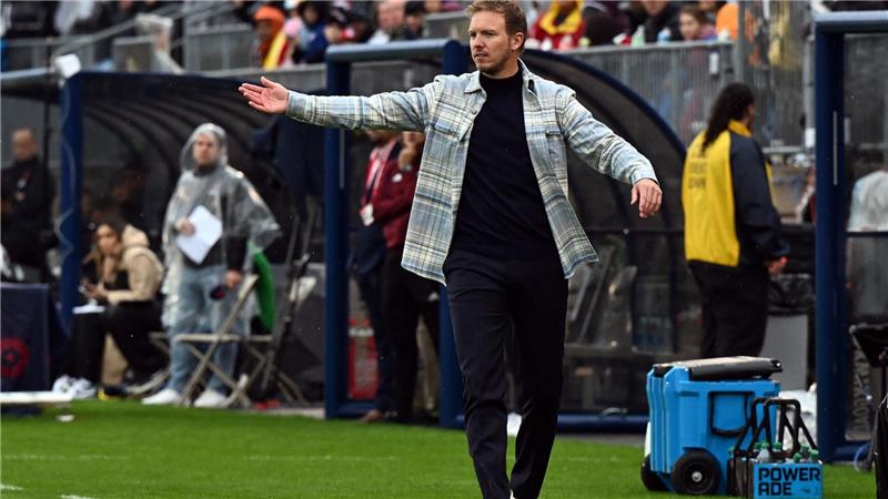 Zurück am Startpunkt: Julian Nagelsmann bei seinem Länderspiel-Debüt als Bundestrainer gegen die USA im Oktober 2023 in Hartford. (Archivbild)