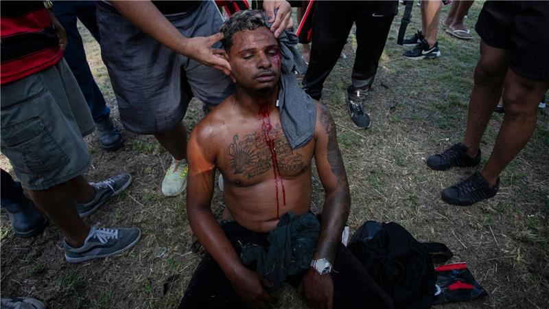 Zusammenstöße vor dem Finale der Copa Libertadores