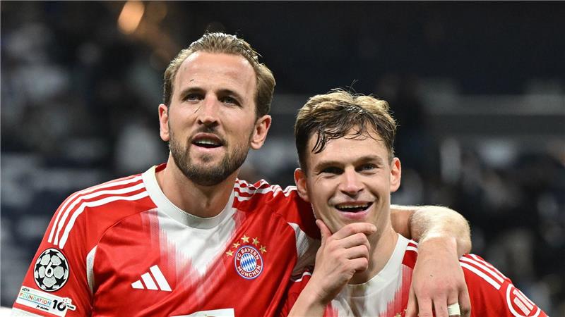 Zwei Anführer vereint im Jubel: Harry Kane und Joshua Kimmich.