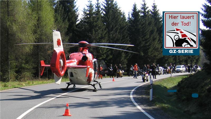 200 Unfälle mit Toten und Schwerverletzten – in fünf Jahren in der berüchtigten Kesselbergkurve bei Hohegeiß kam es schon zu zahlreichen Motorradunfällen. Foto: GZ-Archiv