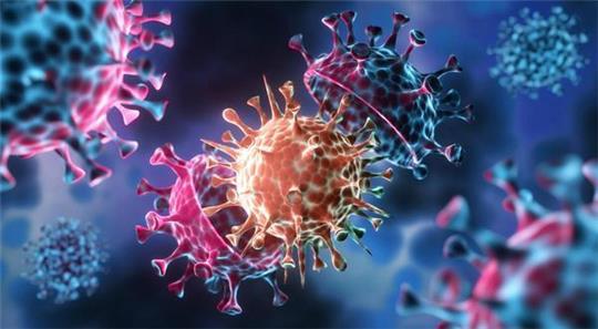 llustration einer Coronavirus-Mutation: Wie gefährlich ist eine Infektion noch? Foto: iStock