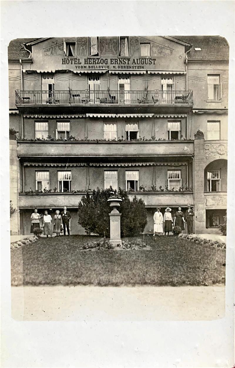 Wird eine Harzburger Straße nach Max Ohrenstein benannt? max ohrenstein, hotel ernst august, von markus weber zur verfügung gestellt