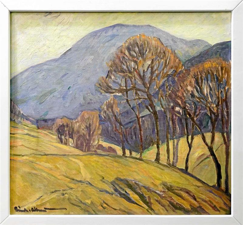 <p>Den „Frühling im Oberharz“ zeigt das 60 mal 65 Zentimeter große Ölgemälde von Karl Reinecke, das der Verein Heimatstube Altenau jetzt zurückkaufte. Foto: Heimatstube</p>